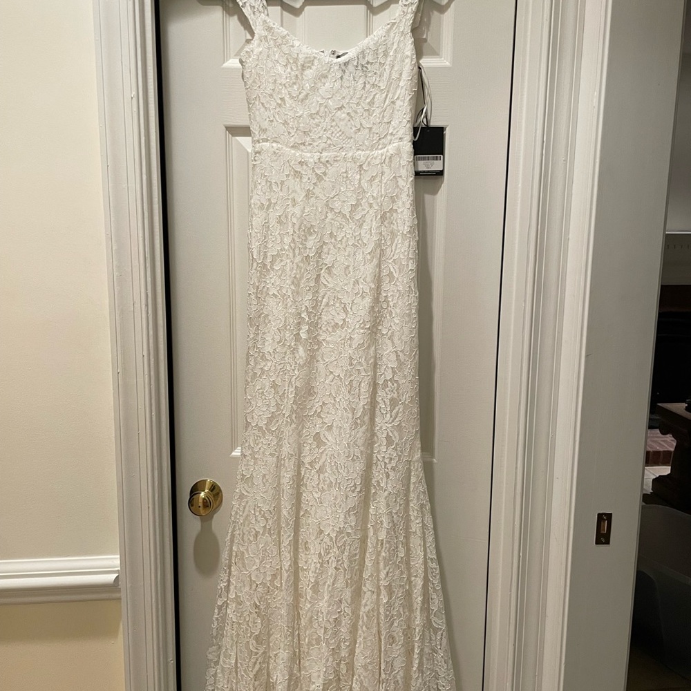 NWT Reformation Freesia Wedding Dress 2P - Picture 5 of 5